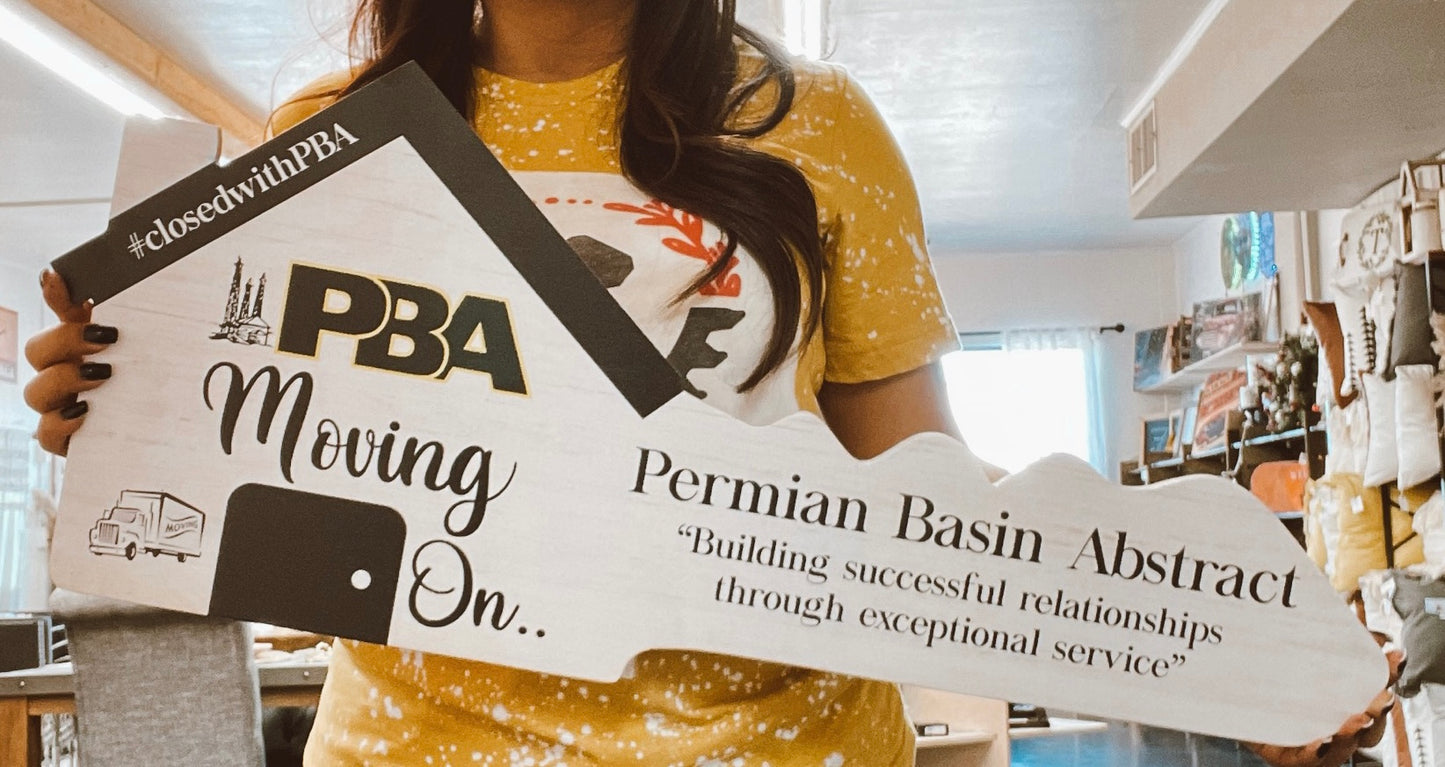 Customizable Key Sign | Realtor Key Sign | Marketing Sign | Closing Sign