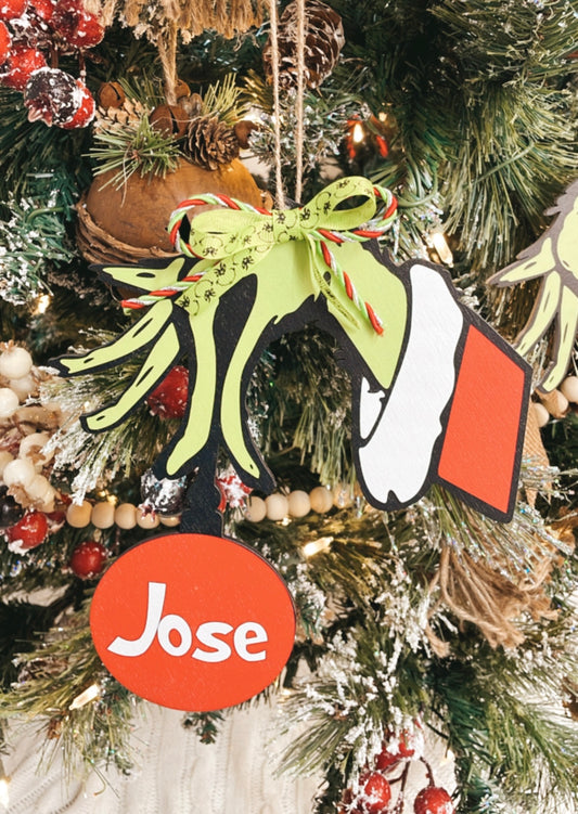 Personalized Ornament | Grinch Ornament | Christmas | Kids Ornament | Family Ornament