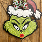 Grinch Door Hanger | Mrs.Grinch | Christmas Door Hanger