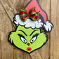 Grinch Door Hanger | Mrs.Grinch | Christmas Door Hanger