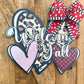Welcome Y'all Valentines Day Door Hanger