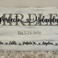 Family Name Sign | Established Sign | Housewarming Gift