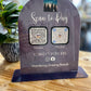 Acrylic |Acrylic Scannable QR code | Scan to pay | Connect with me